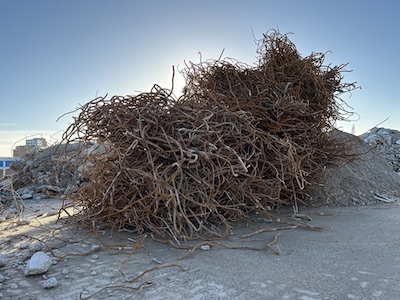 Seehafen Bewehrung aus dem Hafenhaus